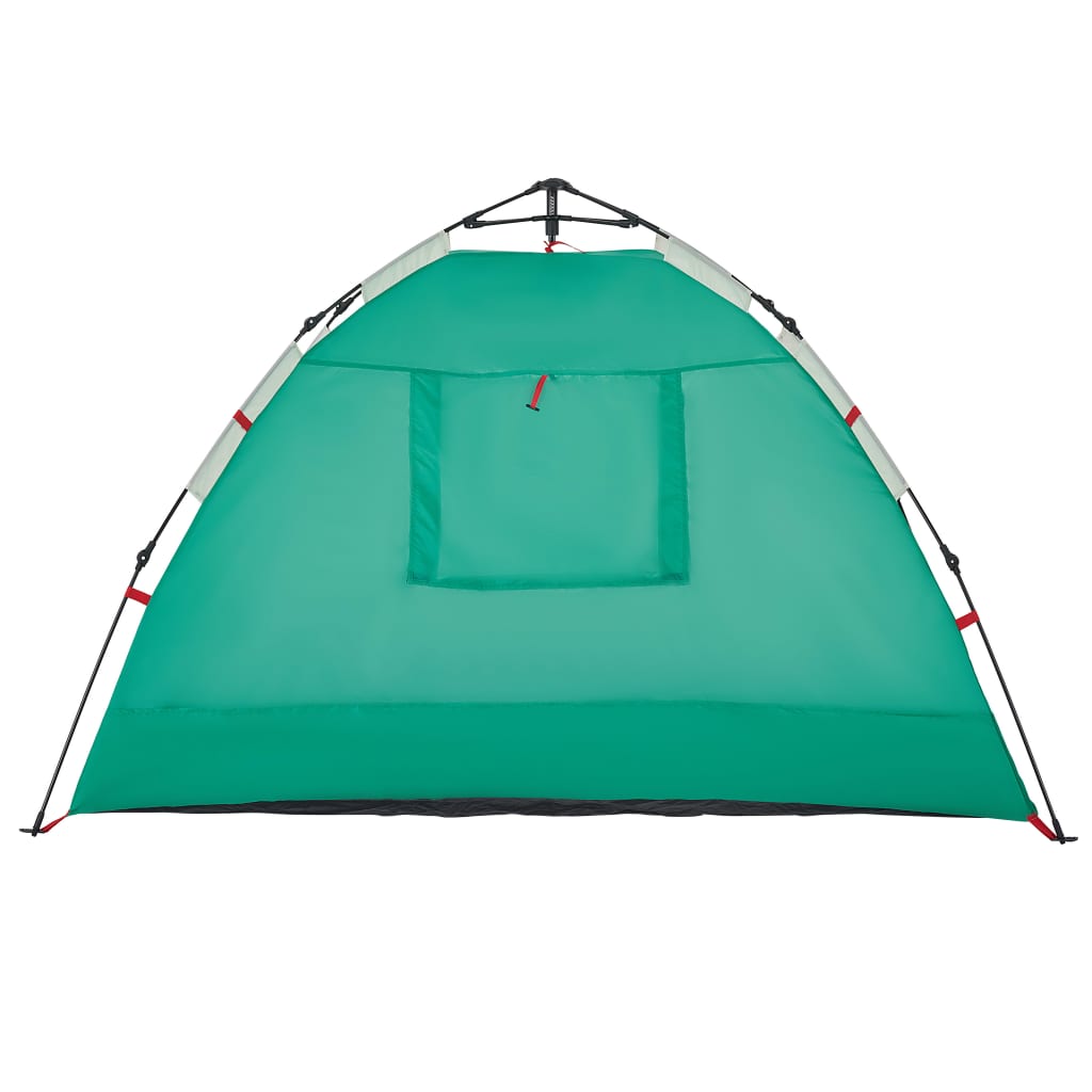 Tenda da Spiaggia 2 Persone Verde Rilascio Rapido Impermeabile 4005297