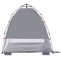 Tenda da Spiaggia 2 Persone Grigio Rilascio Rapido Impermeabile 4005301