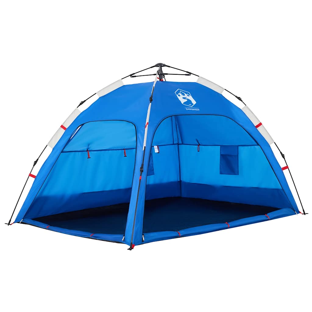 Tenda da Spiaggia 2Persone Azzurro Rilascio Rapido Impermeabile 4005302