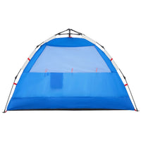 Tenda da Spiaggia 2Persone Azzurro Rilascio Rapido Impermeabile 4005302