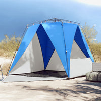 Tenda da Spiaggia 4Persone Azzurro Rilascio Rapido Impermeabile 4005305