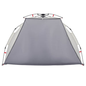 Tenda da Spiaggia 2 Persone Grigio Rilascio Rapido Impermeabile 4005310