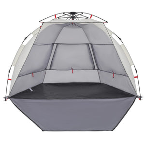 Tenda da Spiaggia 2 Persone Grigio Rilascio Rapido Impermeabile 4005310