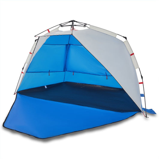 Tenda da Spiaggia 3Persone Azzurro Rilascio Rapido Impermeabile 4005311