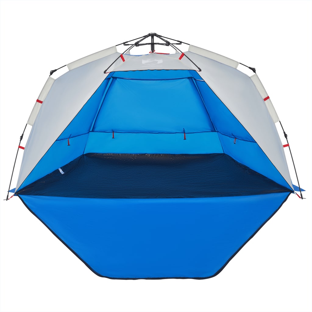 Tenda da Spiaggia 3Persone Azzurro Rilascio Rapido Impermeabile 4005311