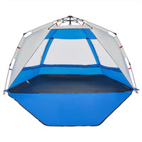 Tenda da Spiaggia 3Persone Azzurro Rilascio Rapido Impermeabile 4005311