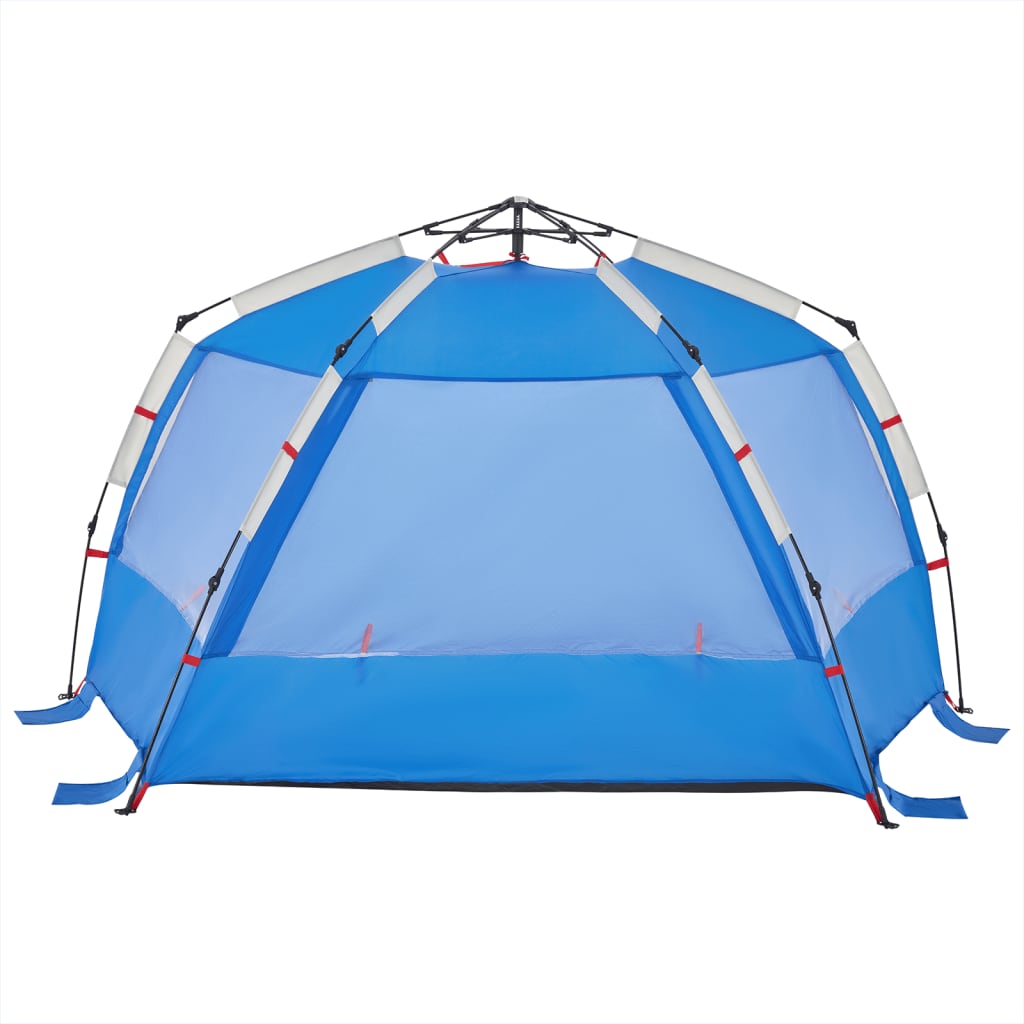 Tenda da Spiaggia 3Persone Azzurro Rilascio Rapido Impermeabile 4005311