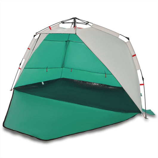 Tenda da Spiaggia 3 Persone Verde Rilascio Rapido Impermeabile 4005312