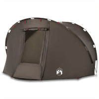 Tenda da Pesca per 5 Persone Marrone Impermeabile 4005321