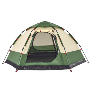 Tenda da Campeggio Cabina 4 Persone Verde a Rilascio Rapido 4005335