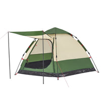 Tenda da Campeggio Cabina 4 Persone Verde a Rilascio Rapido 4005335