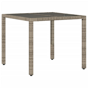 Set da Bistrò 3 pz con Cuscini Grigio in Polyrattan 3276735