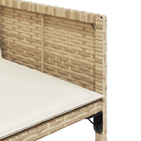 Set da Pranzo da Giardino 9 pz con Cuscini Beige in Polyrattan 3278145