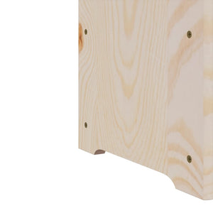 Portavini 43x25x37 cm in Legno Massello di Pino 4007555