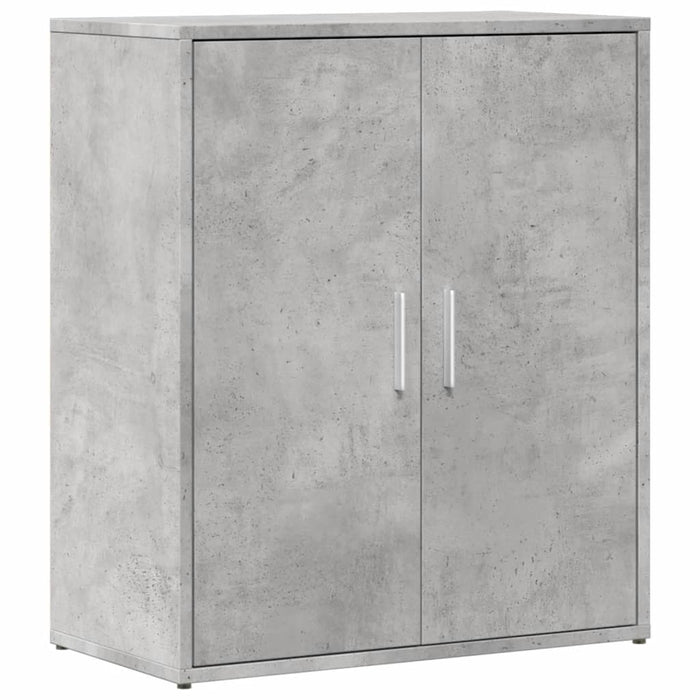 Credenze 2 pz Grigio Cemento 60x31x70 cm in Legno Multistrato 3276542