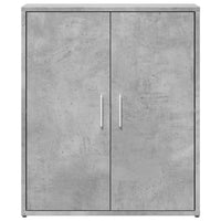 Credenze 2 pz Grigio Cemento 60x31x70 cm in Legno Multistrato 3276542