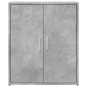 Credenze 2 pz Grigio Cemento 60x31x70 cm in Legno Multistrato 3276542