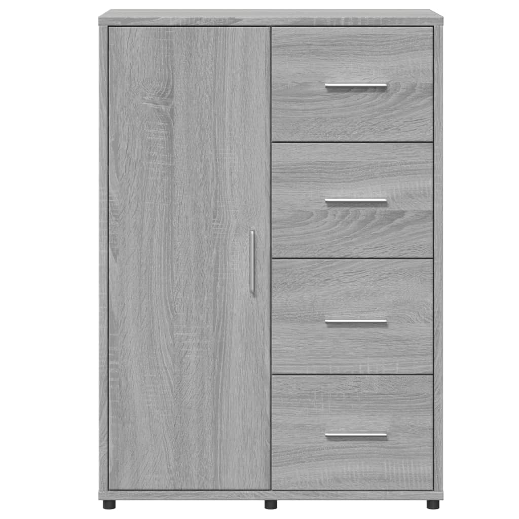 Credenze 2 pz Grigio Sonoma 60x31x84 cm in Legno Multistrato 3276593