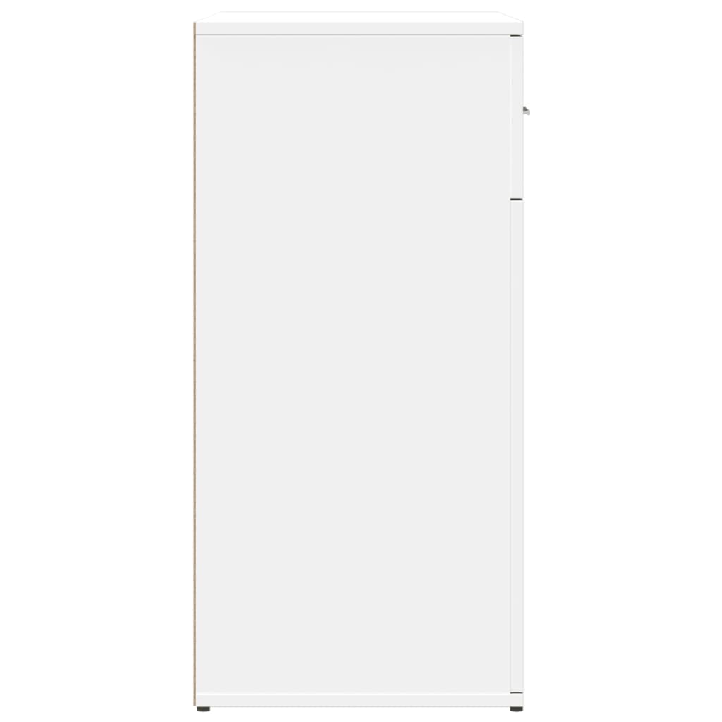 Credenze 2 pz Bianche 79x38x80 cm in Legno Multistrato 3276616