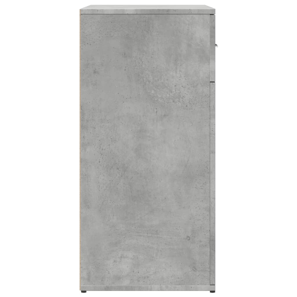 Credenze 2 pz Grigio Cemento 79x38x80 cm in Legno Multistrato 3276619