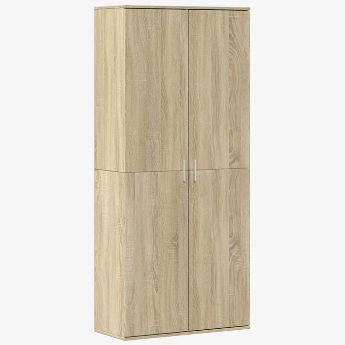 Credenza Rovere Sonoma 80x35x180 cm in Legno Multistrato 3276653