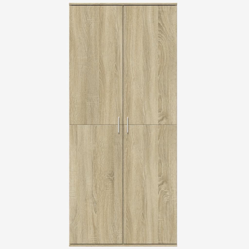 Credenza Rovere Sonoma 80x35x180 cm in Legno Multistrato 3276653