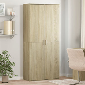 Credenza Rovere Sonoma 80x35x180 cm in Legno Multistrato 3276653