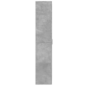 Credenza Grigio Cemento 70x35x180 cm in Legno Multistrato 3276661