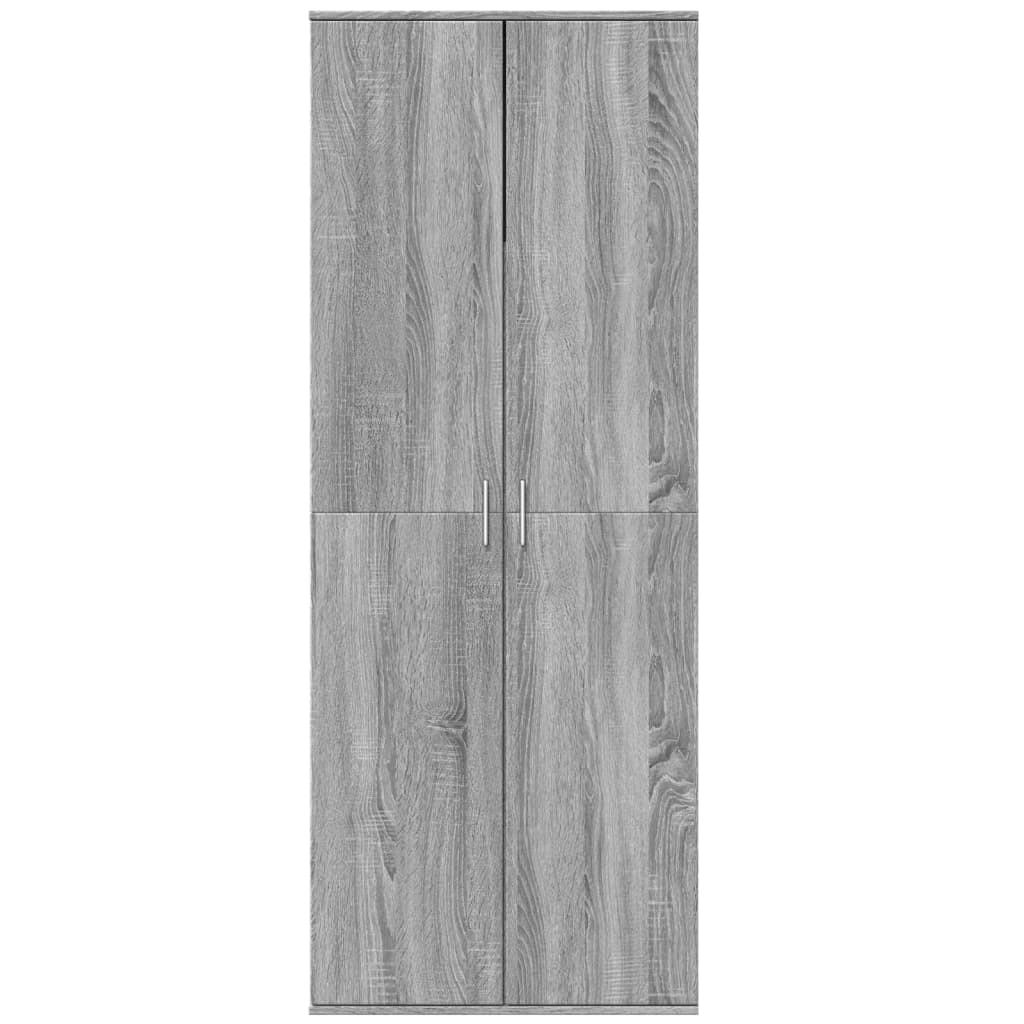 Credenza Grigio Sonoma 70x35x180 cm in Legno Multistrato 3276663