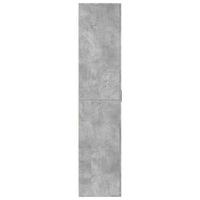 Scarpiera Grigio Cemento 80x39x178 cm in Legno Multistrato 3276675