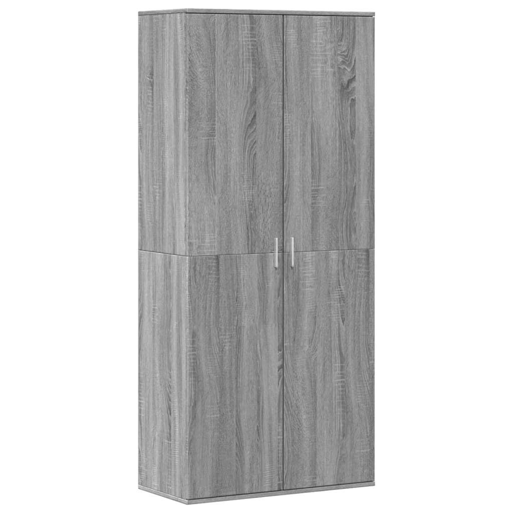 Scarpiera Grigio Sonoma 80x39x178 cm in Legno Multistrato 3276677