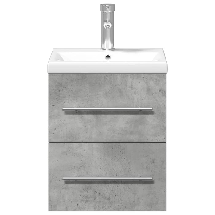 Mobile da Bagno con Lavabo Integrato Grigio Cemento 3278759