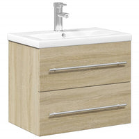 Mobile da Bagno con Lavabo Integrato Rovere Sonoma 3278767