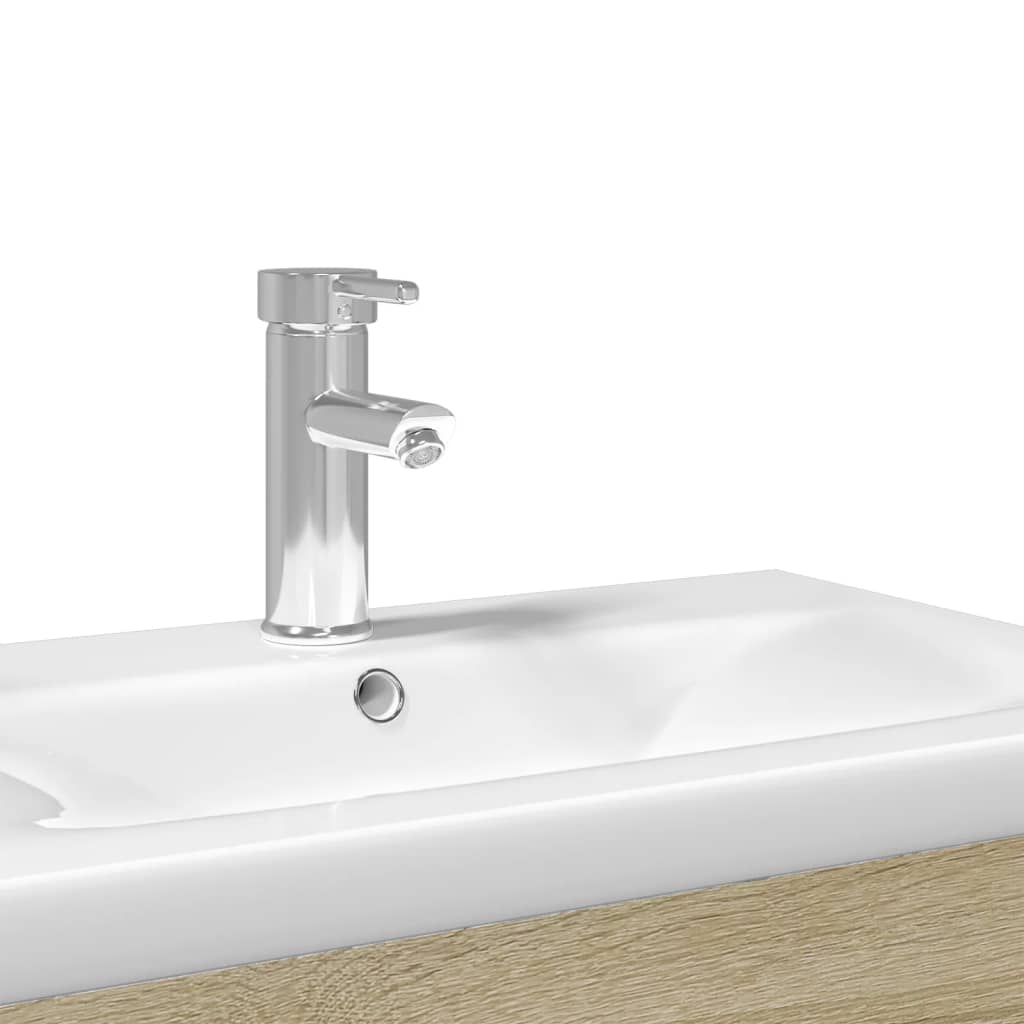 Mobile da Bagno con Lavabo Integrato Rovere Sonoma 3278767