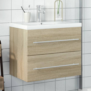 Mobile da Bagno con Lavabo Integrato Rovere Sonoma 3278767