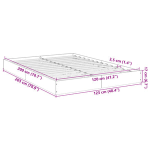 Giroletto Bianco 120x200 cm in Legno Multistrato 842028