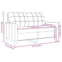 Set di Divani 3 pz con Cuscini Grigio Scuro in Velluto 3278402