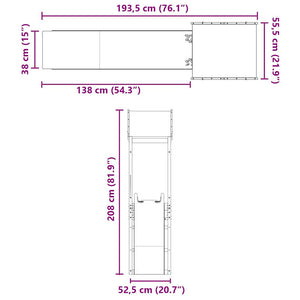 Set da Gioco da Esterno in Legno Massello di Pino 3278941