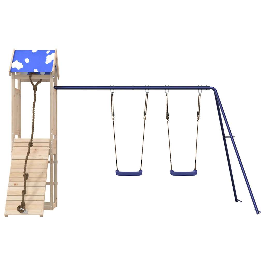 Set da Gioco da Esterno in Legno Massello di Pino 3278950