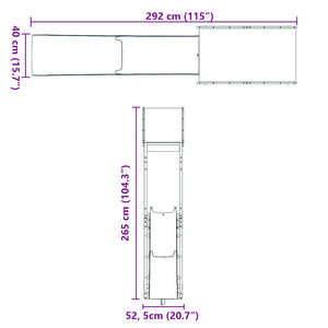 Set da Gioco da Esterno in Legno Massello di Pino 3279022