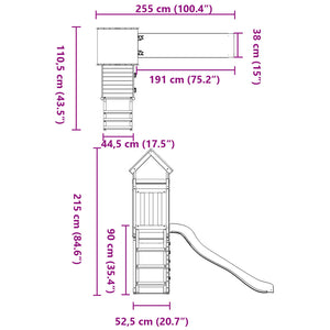 Set da Gioco da Esterno in Legno Massello di Douglas 3279131