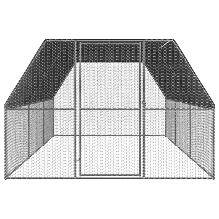 Gabbia per Polli 3x6x2 m in Acciaio Zincato 3278809