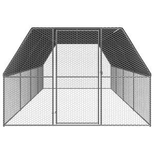 Gabbia per Polli 3x8x2 m in Acciaio Zincato 3278810