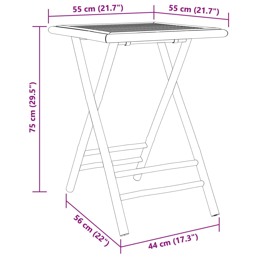 Set da Bistrò 3 pz in Bambù 3278525