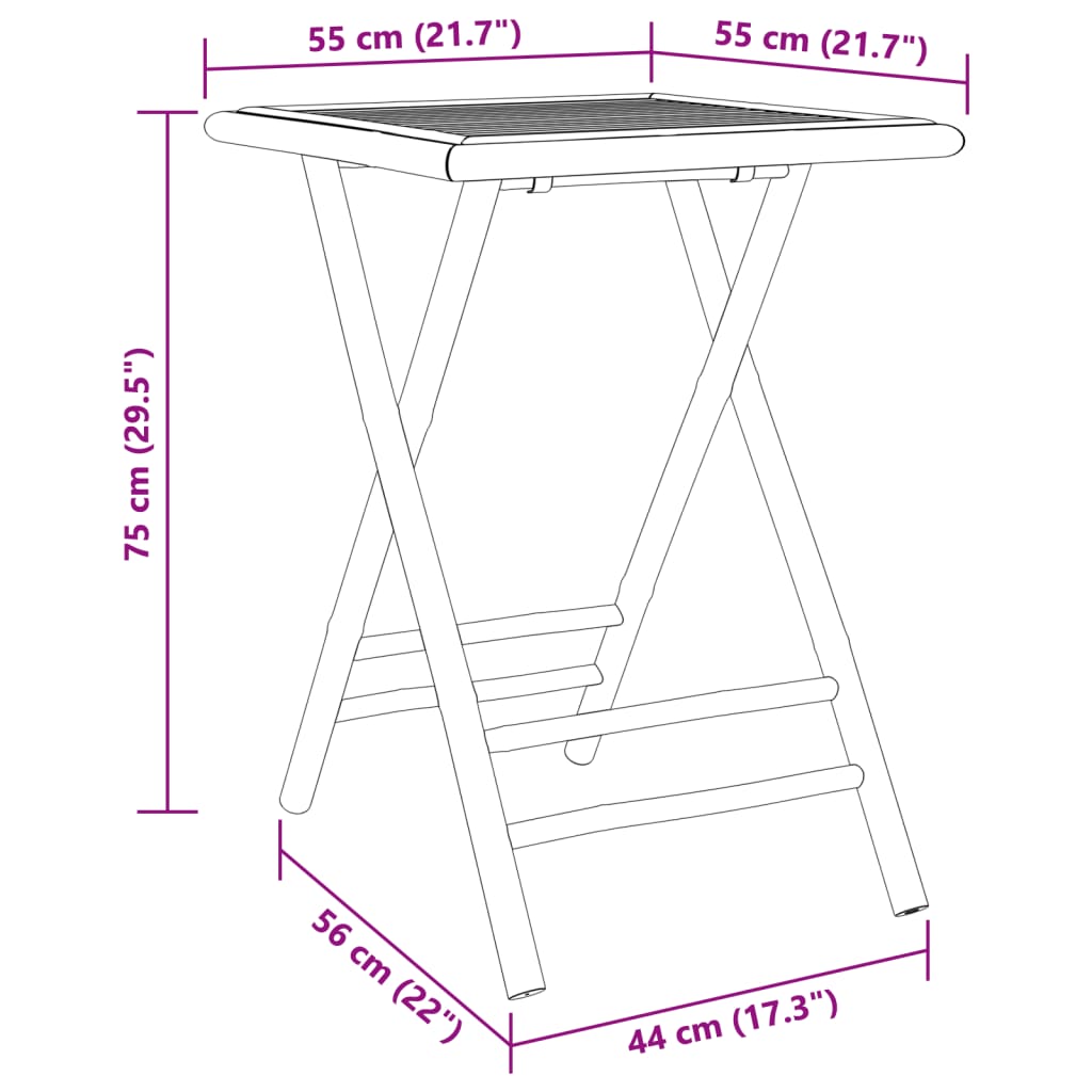 Set da Bistrò 3 pz in Bambù 3278526