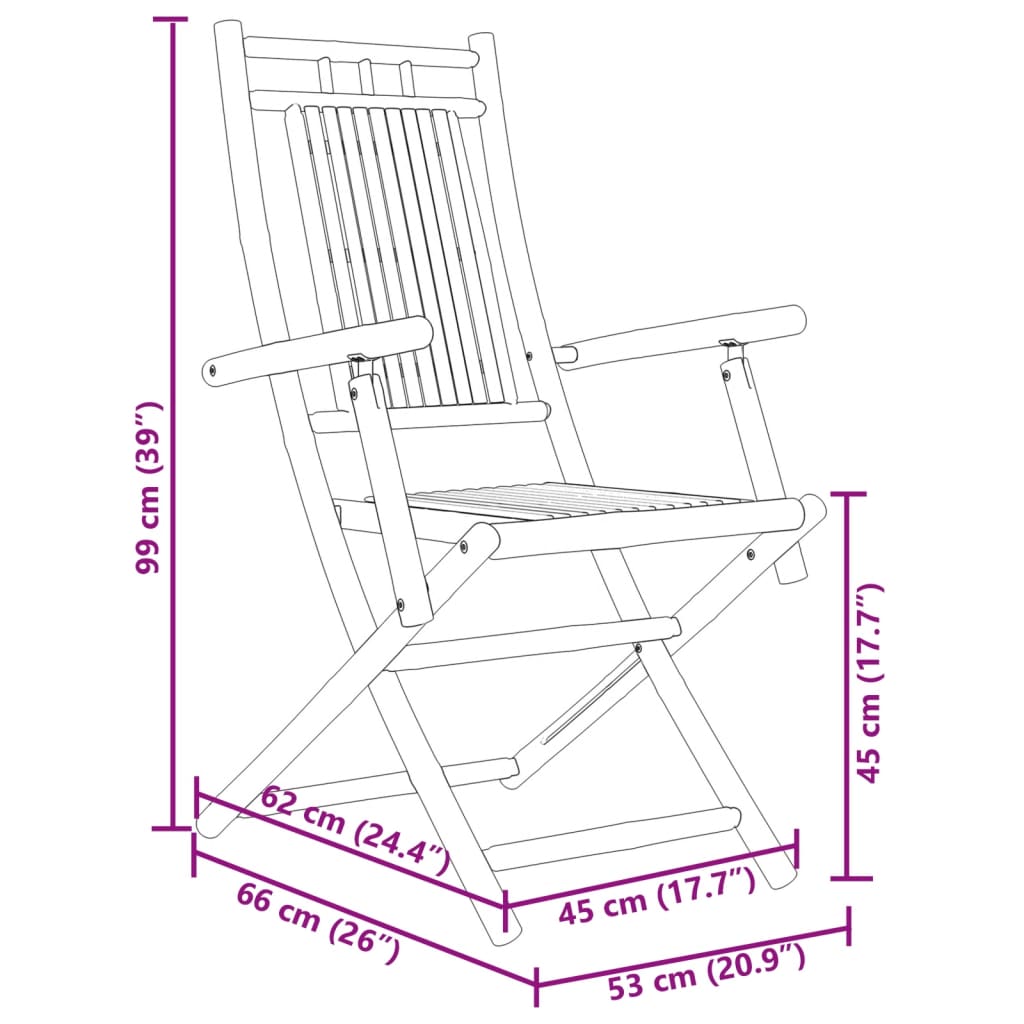 Set da Bistrò 3 pz in Bambù 3278526