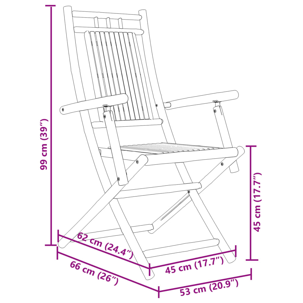 Set da Bistrò 3 pz in Bambù 3278532