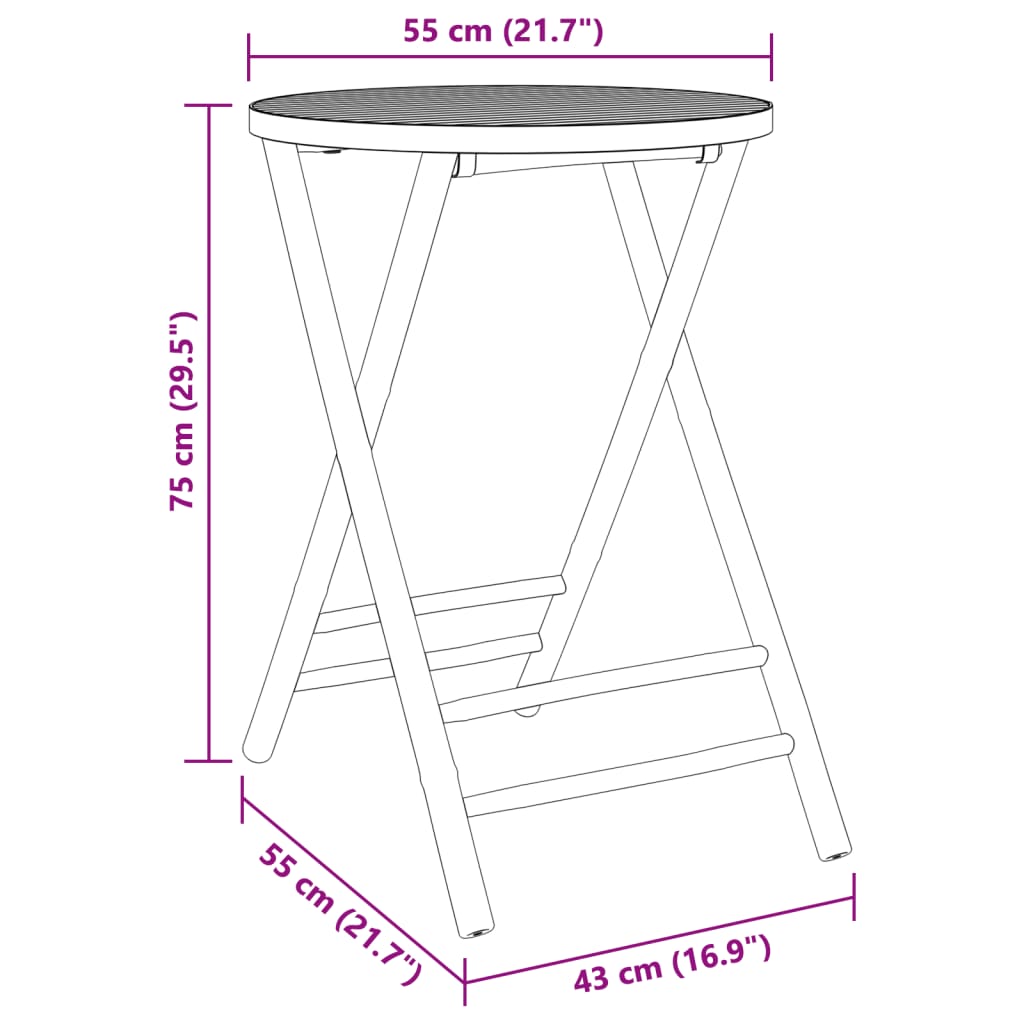 Set da Bistrò 3 pz in Bambù 3278535