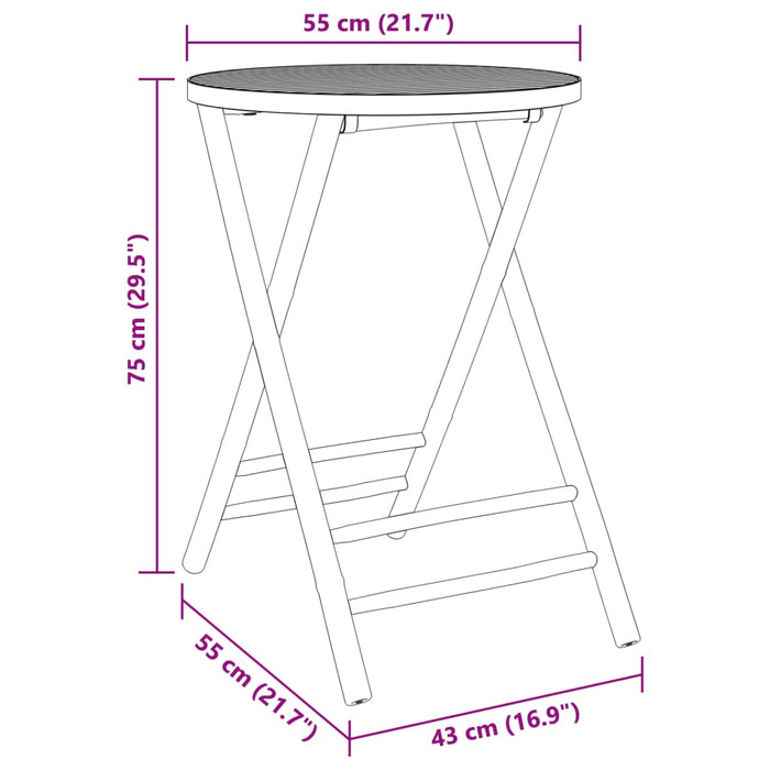 Set da Bistrò 3 pz in Bambù 3278536