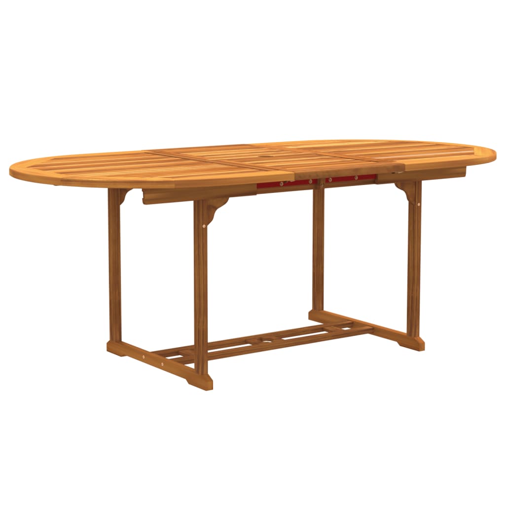 Set Pranzo da Giardino 5pz Legno Massello di Acacia e Textilene 3279258